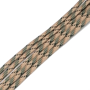 Faldskærmsline. Khaki - sand camo. 4 mm